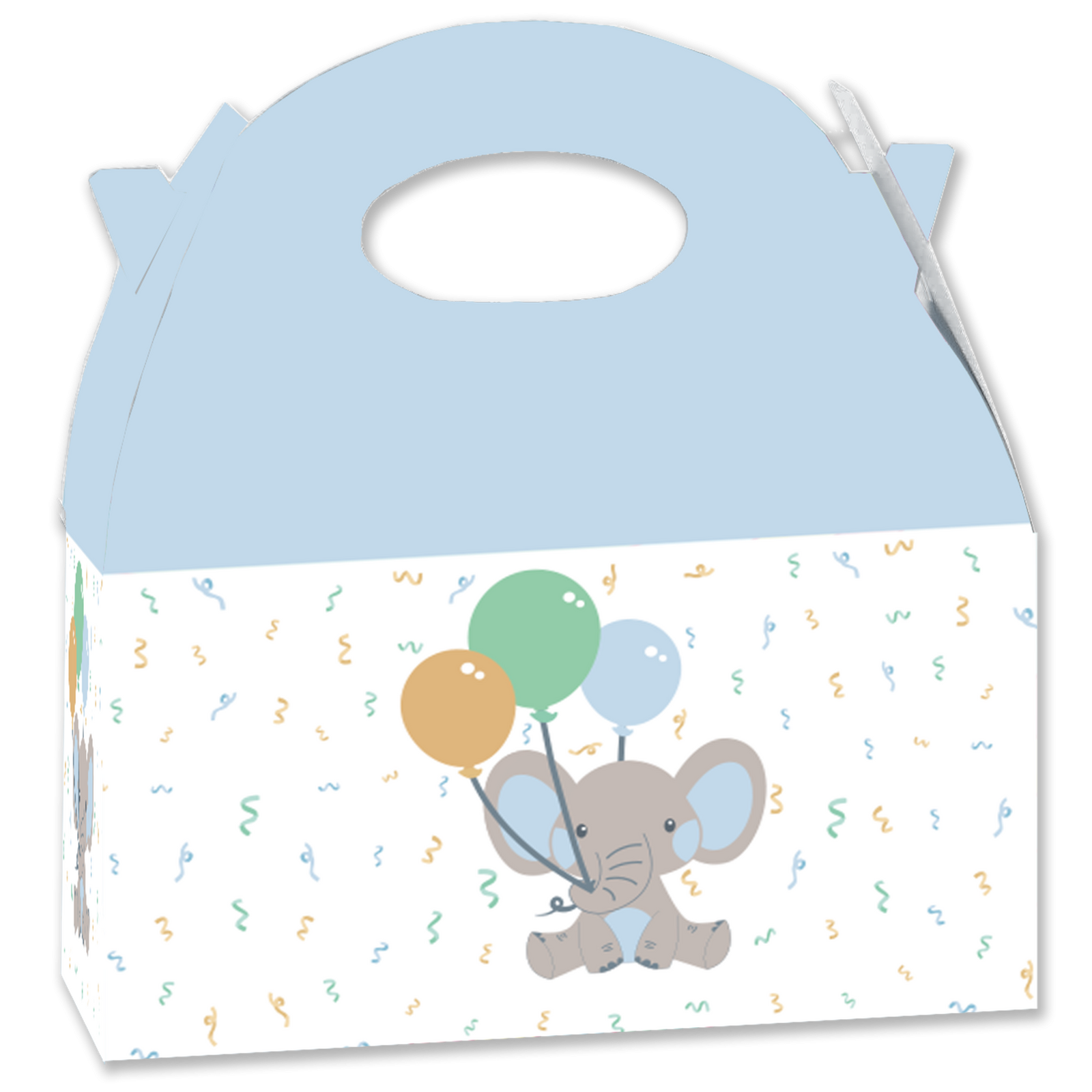 SCATOLA ELEFANTE BLU 20 x 16 x 11 cm