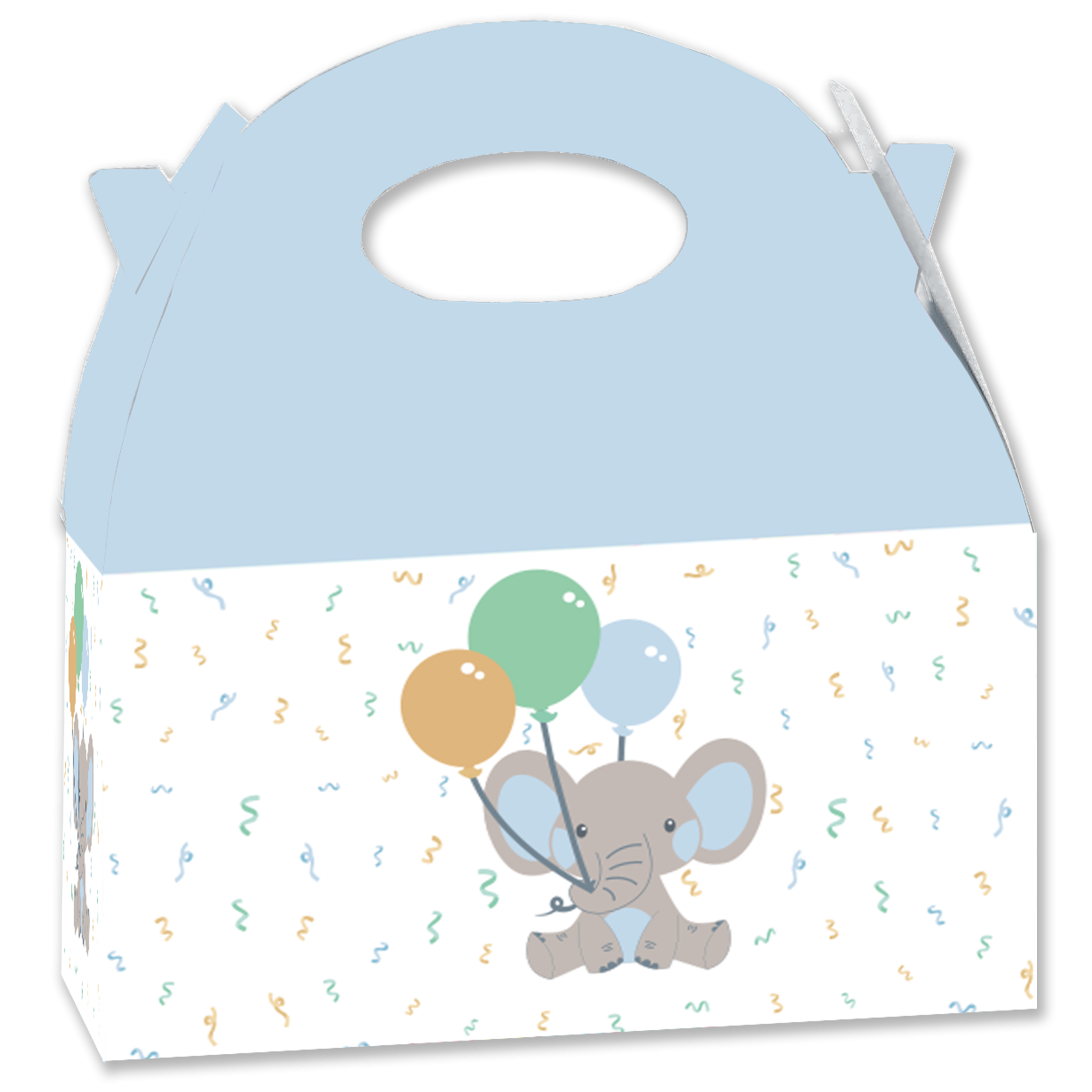 BOÎTE ÉLÉPHANT BLEU 20 x 16 x 11 cm