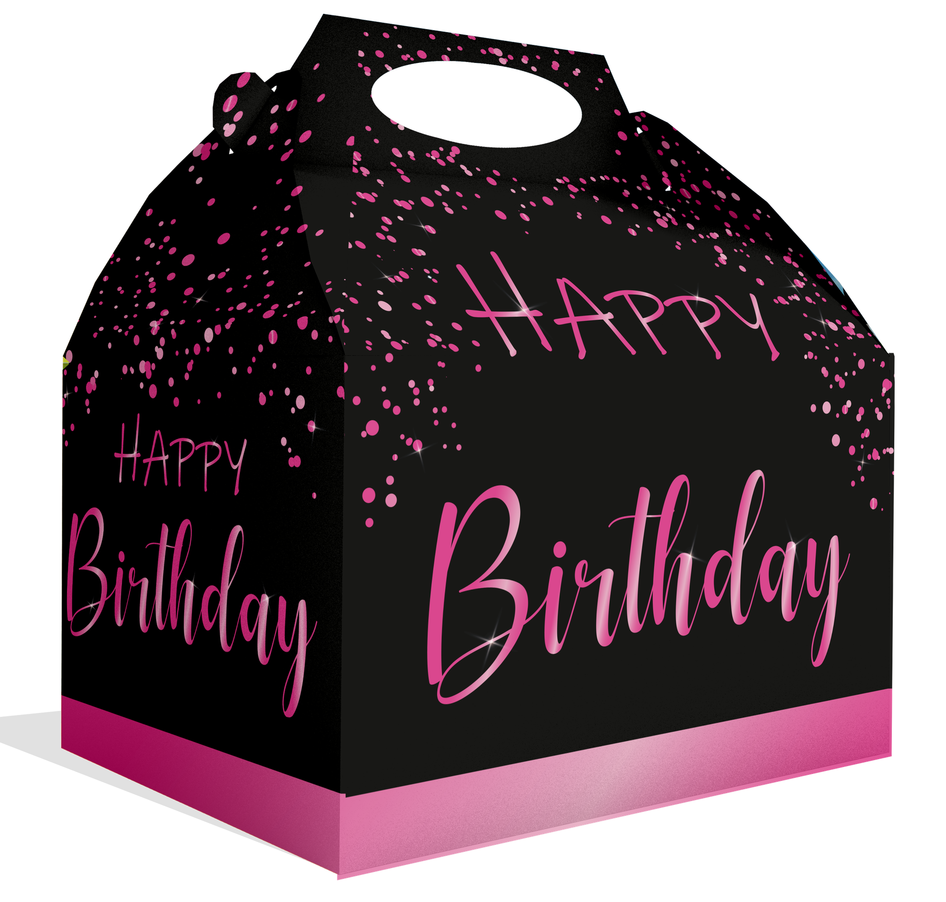 BOÎTE ROSE ÉLÉGANTE 20 x 16 x 11 cm