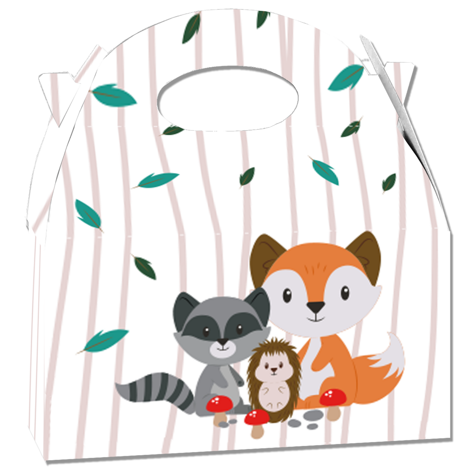 BOÎTE ANIMAUX DE LA FORÊT 20 x 16 x 11 cm
