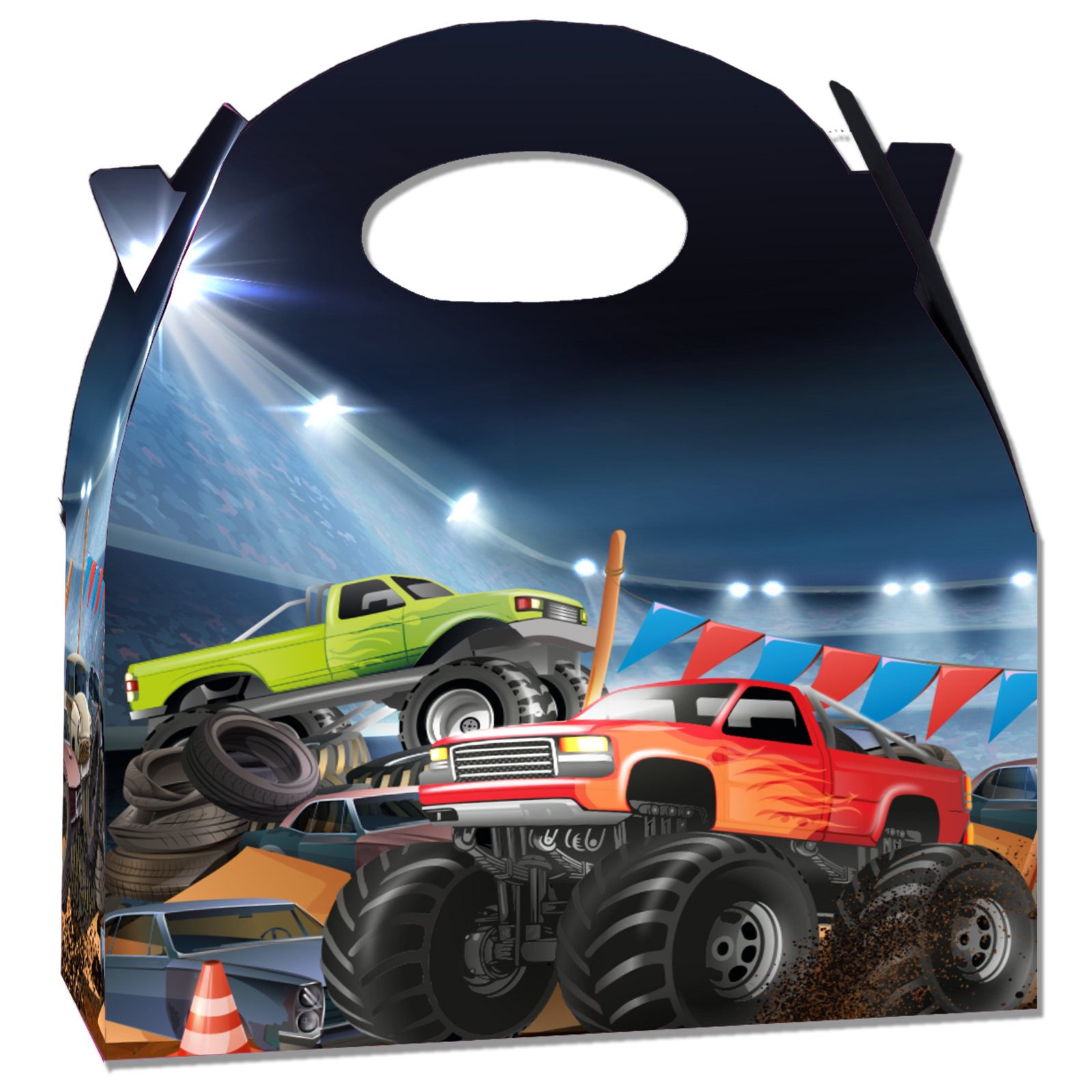 SCATOLA MONSTER TRUCK 20 x 16 x 11 cm