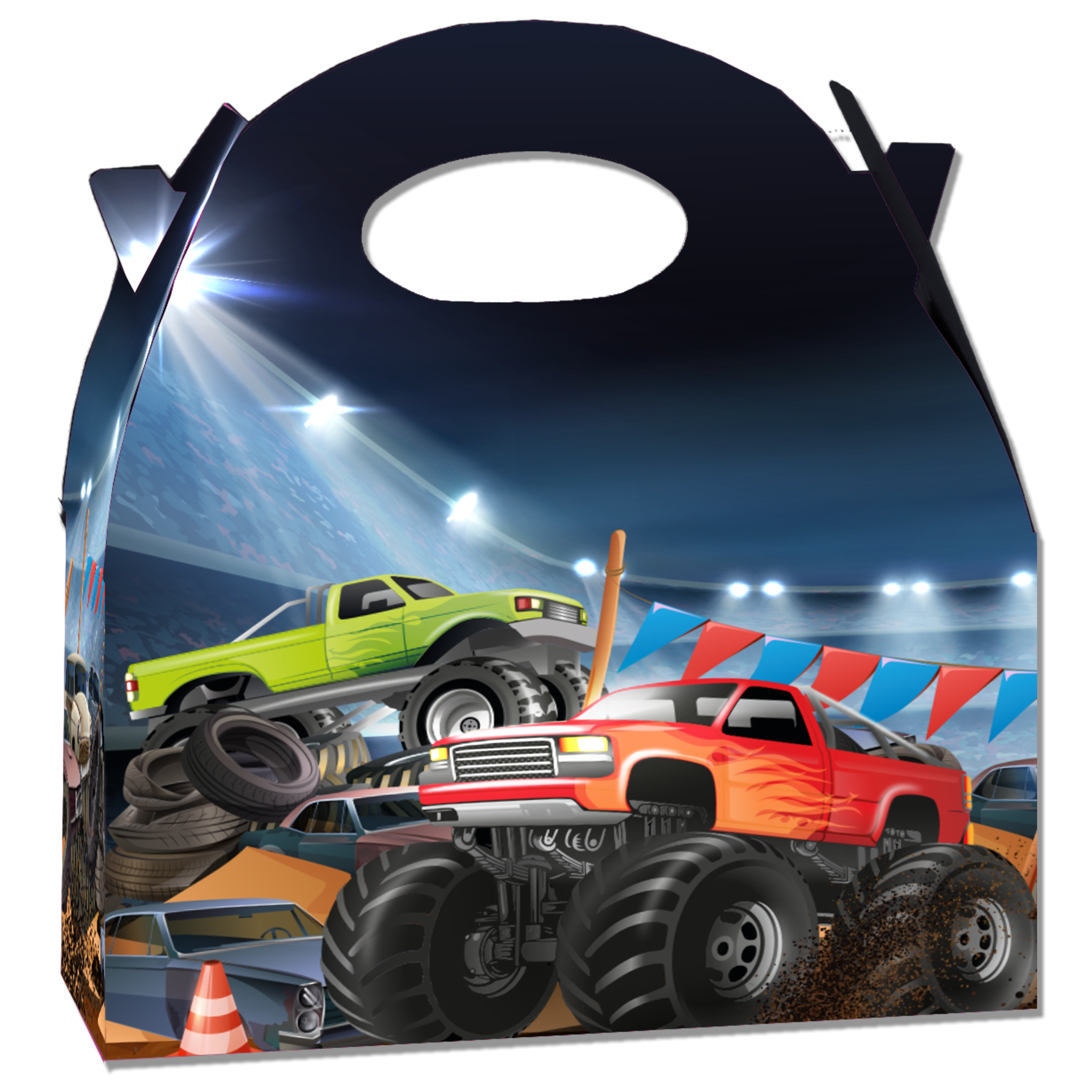BOÎTE MONSTER TRUCK 20 x 16 x 11 cm