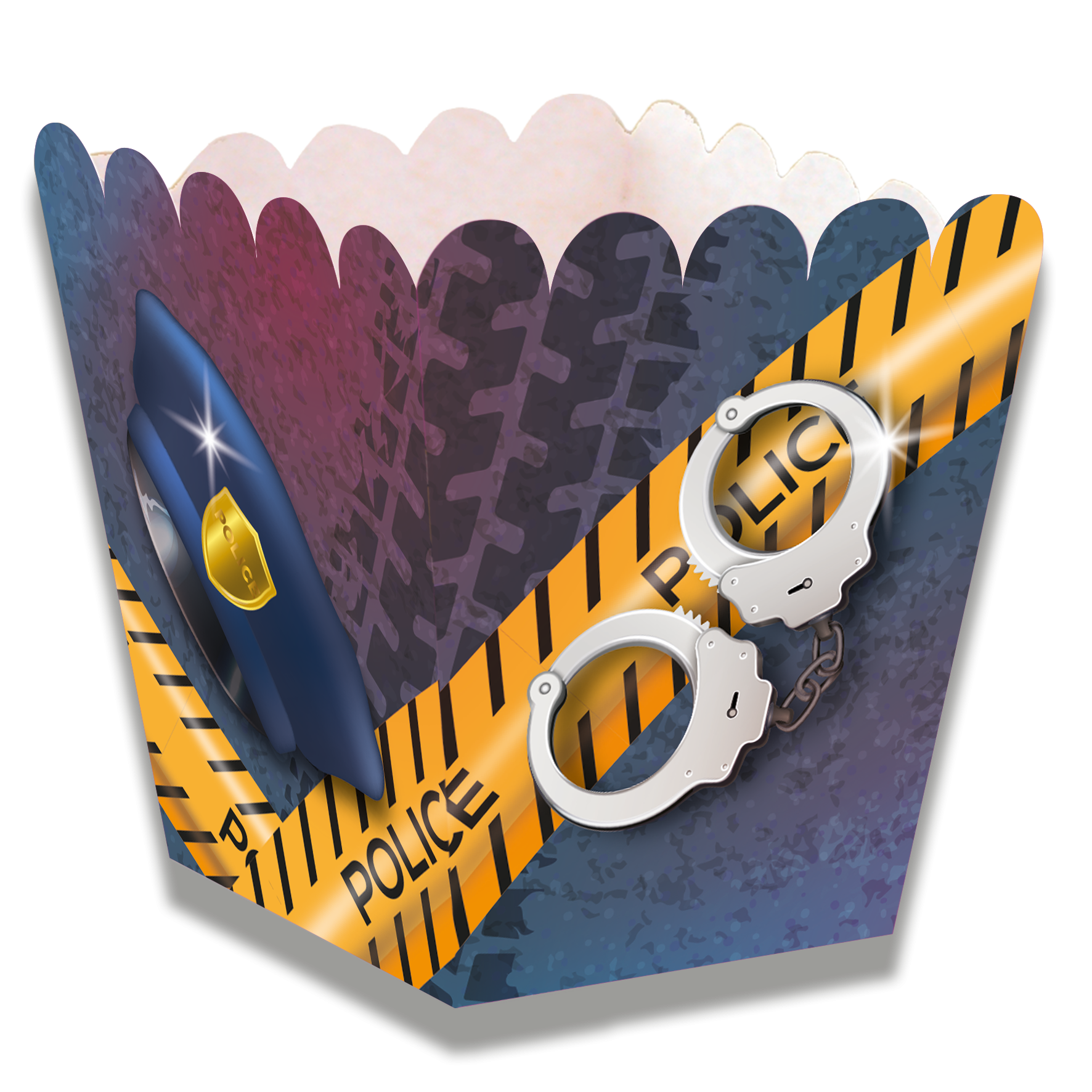 PETITE BOÎTE POLICE PARTY 5 x 5 x 7 cm