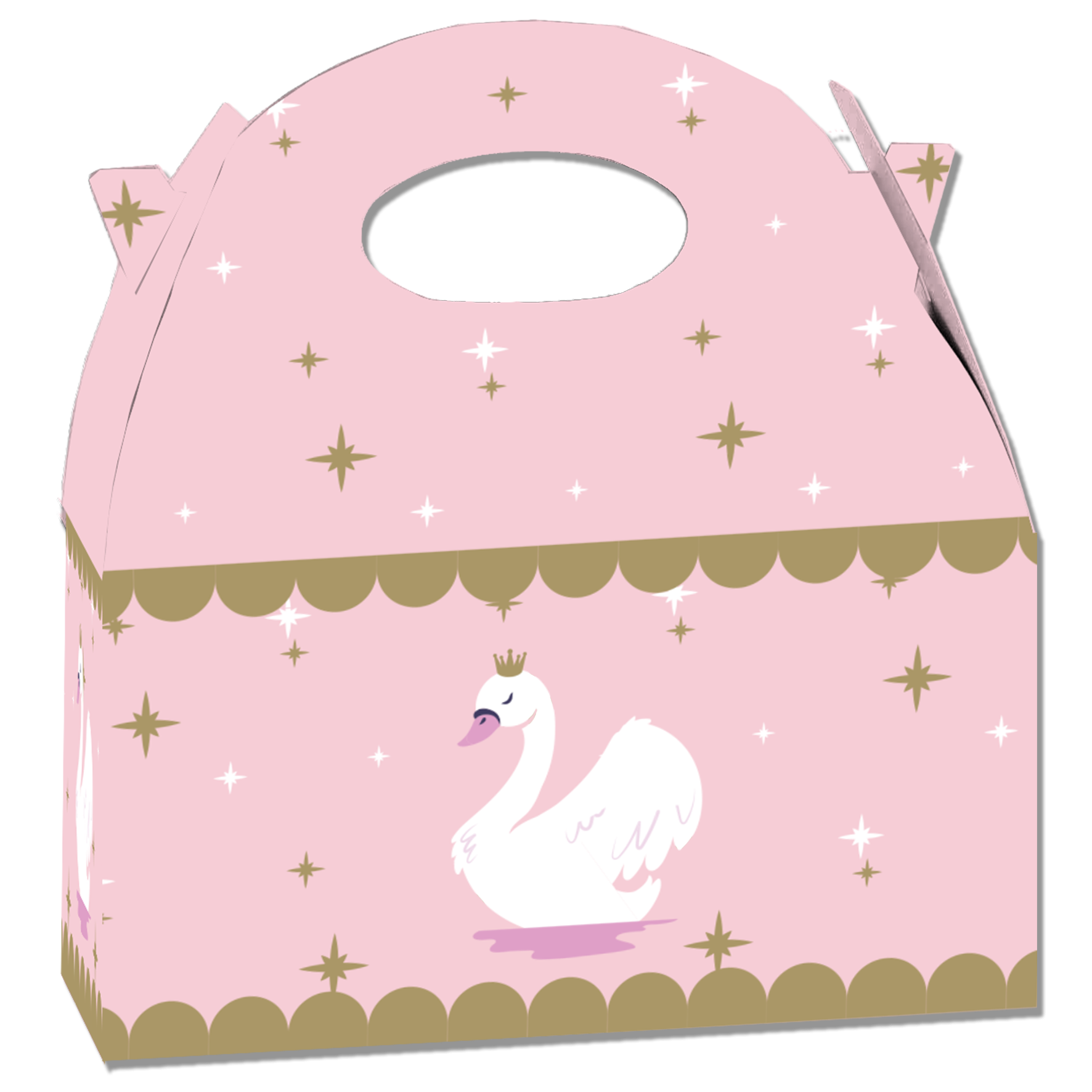 BOÎTE CYGNE ÉLÉGANTE 20 x 16 x 11 cm
