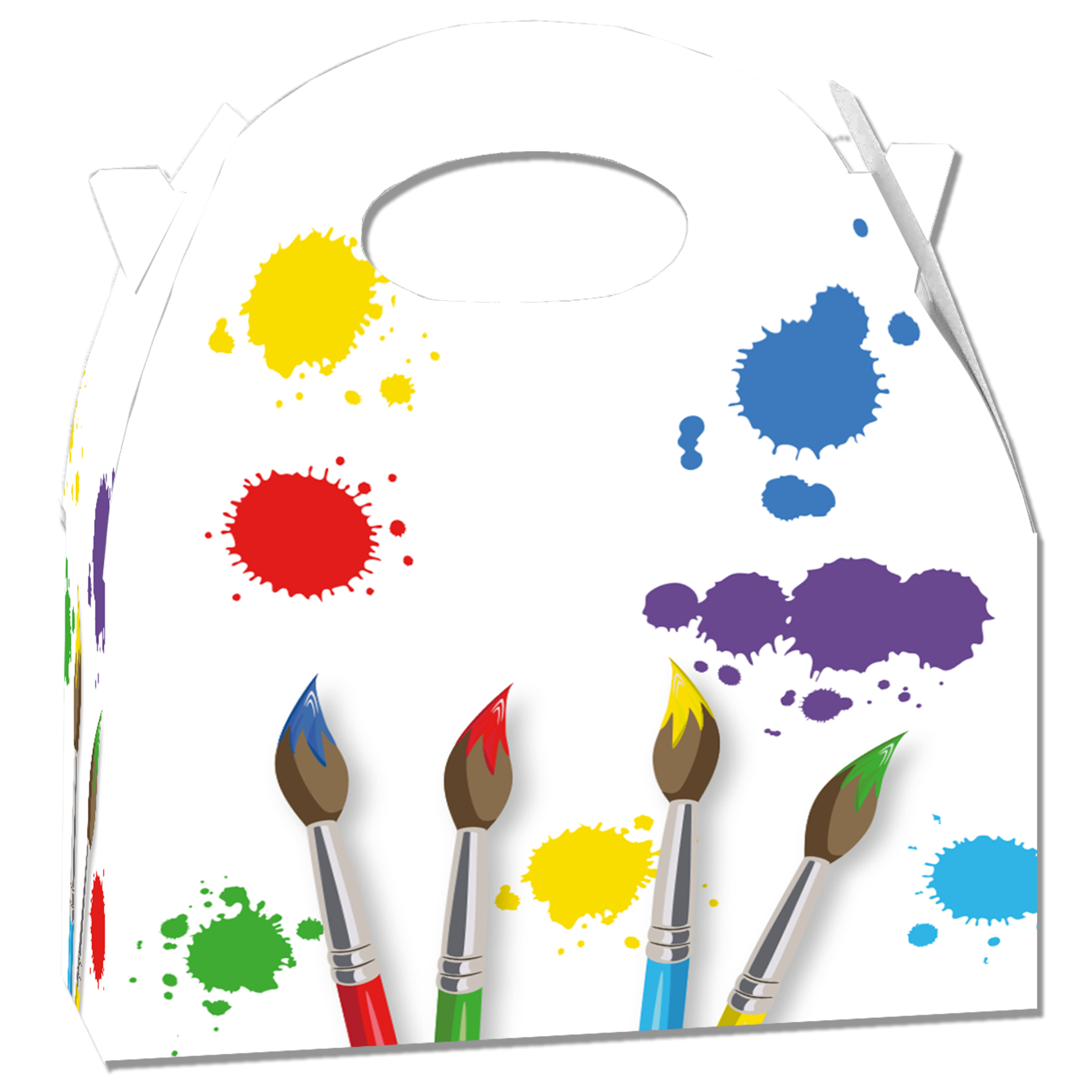 Boîte à fête artistique 20 x 16 x 11 cm