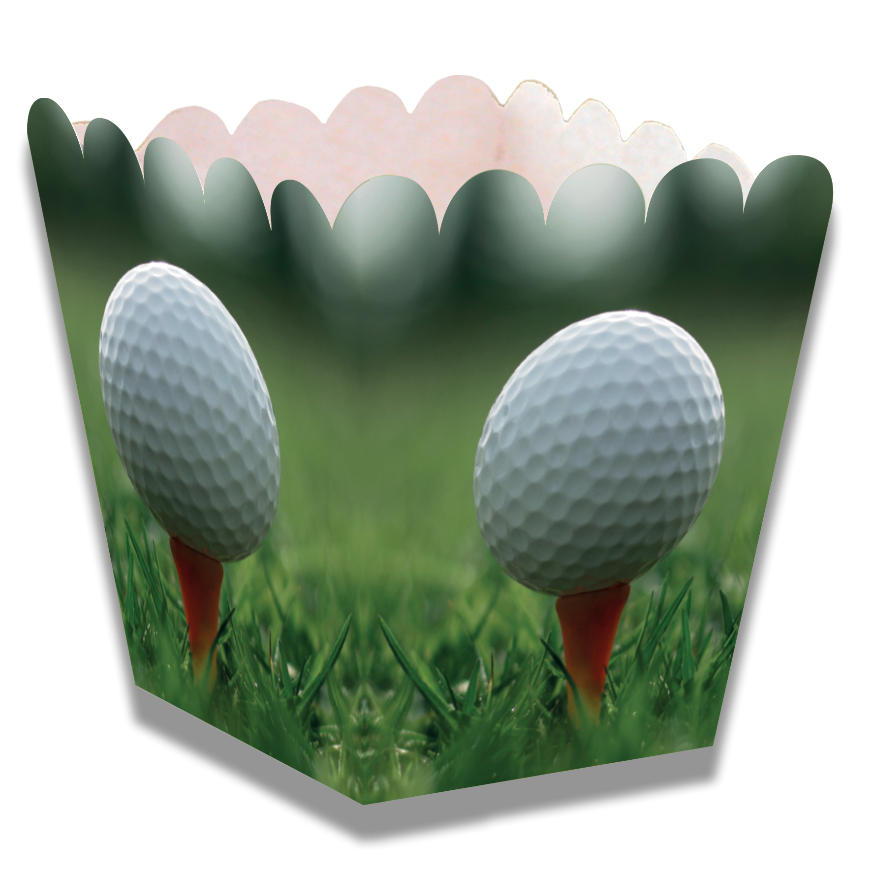 Boîte de golf basse 5 x 5 x 7 cm