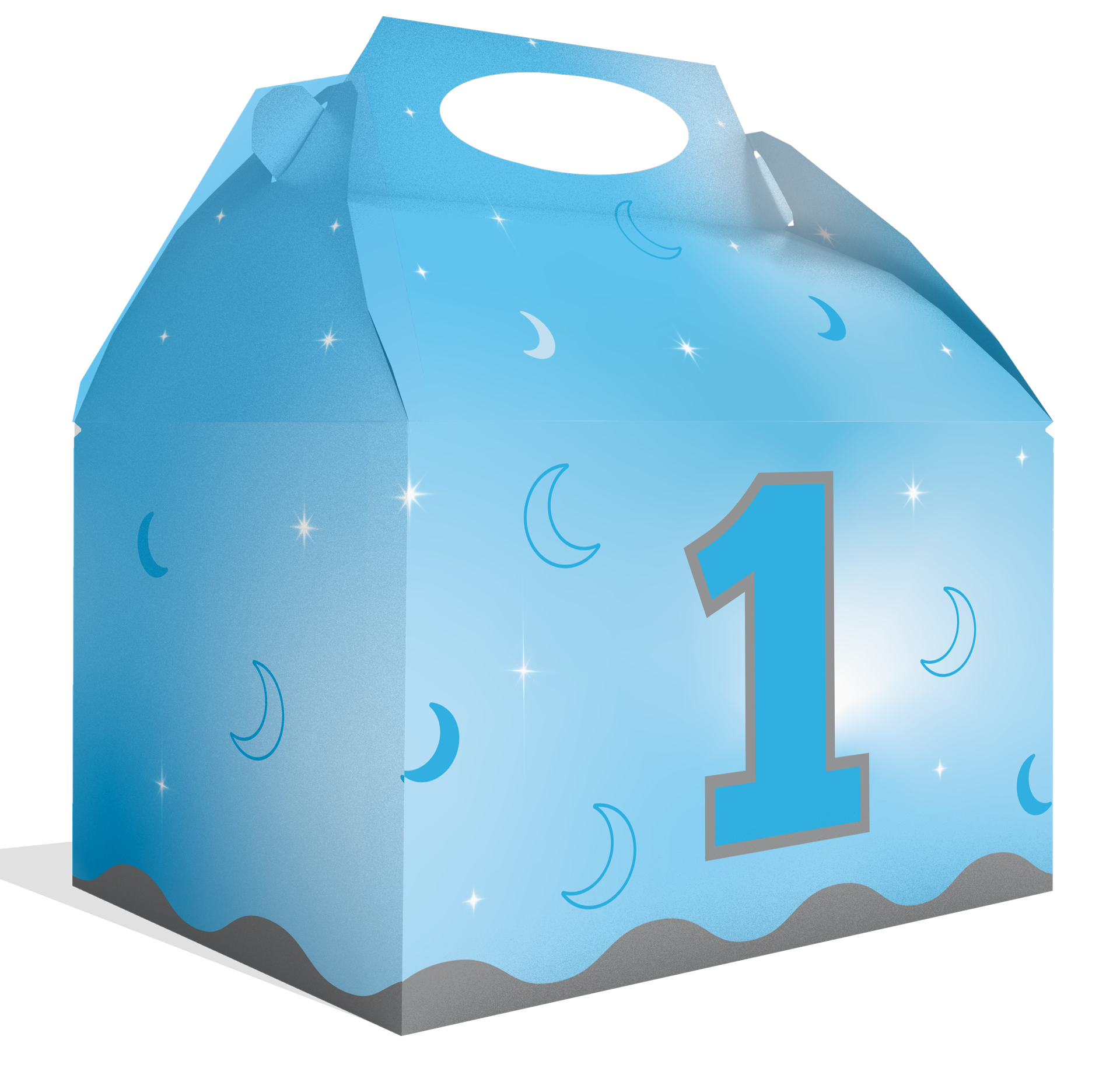 Boîte pour garçon de 1 an 20 x 16 x 11 cm