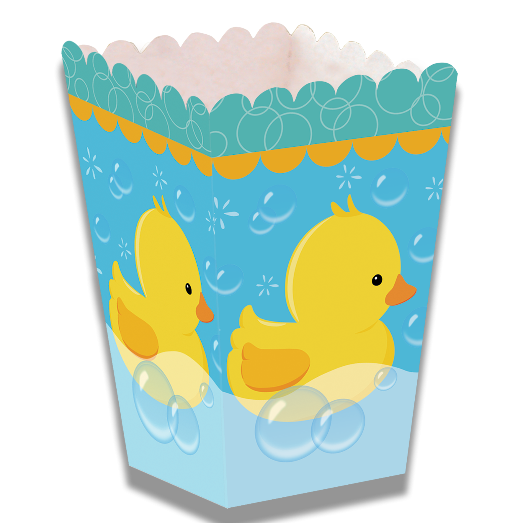 Boîte haute pour bain moussant 5 x 5 x 12 cm