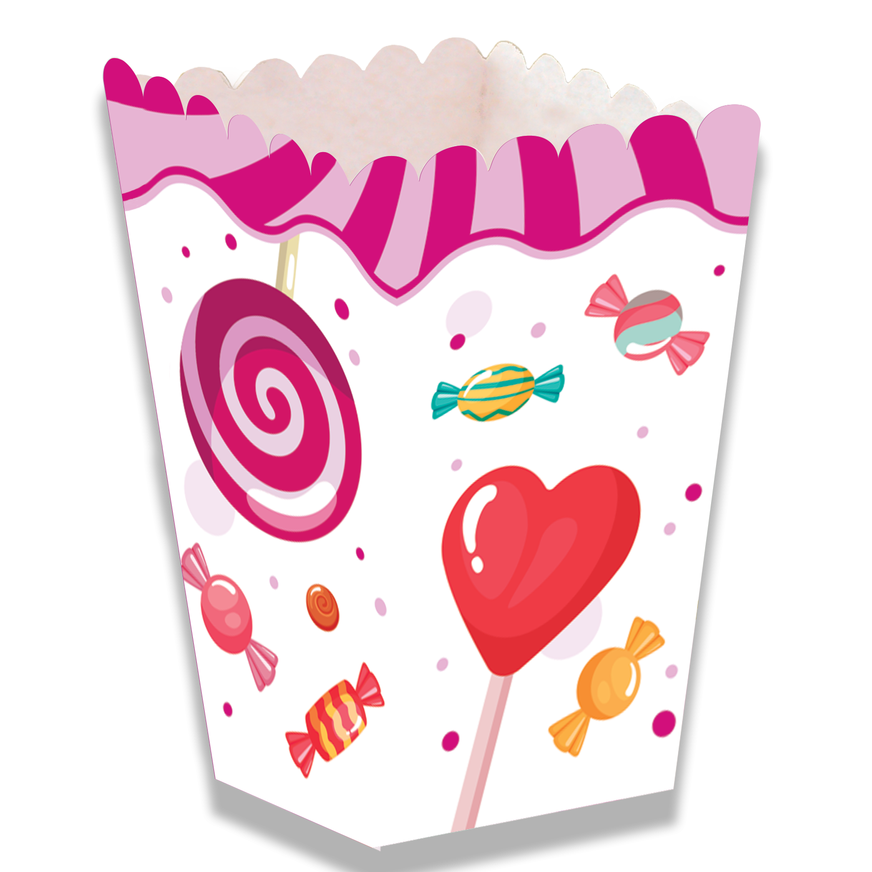 Boîte à bonbons haute 5 x 5 x 12 cm