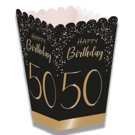 Coffret noir élégant de 50 ans