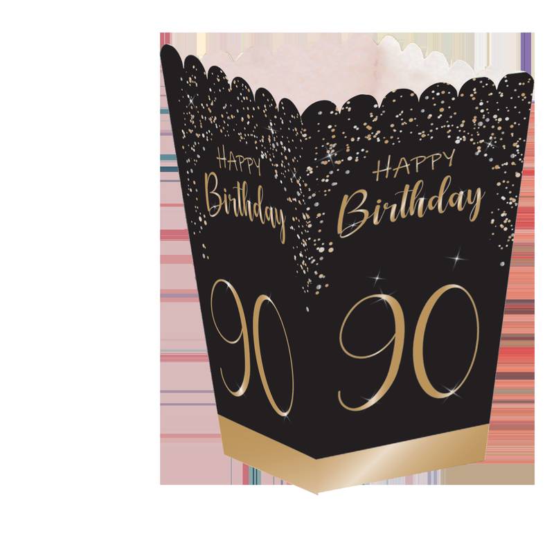 Coffret noir élégant de 90 ans