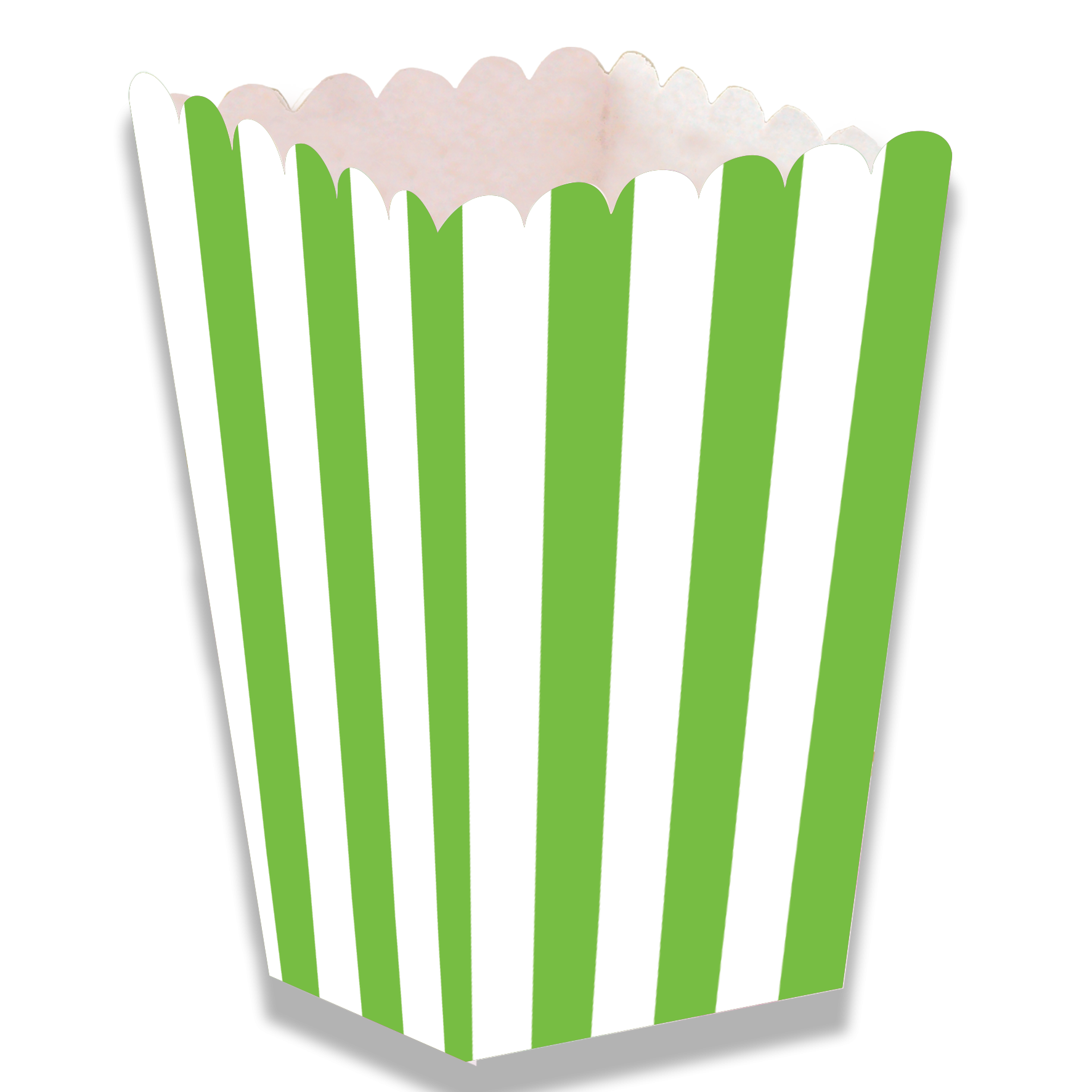 Boîte haute vert citron 5 x 5 x 12 cm