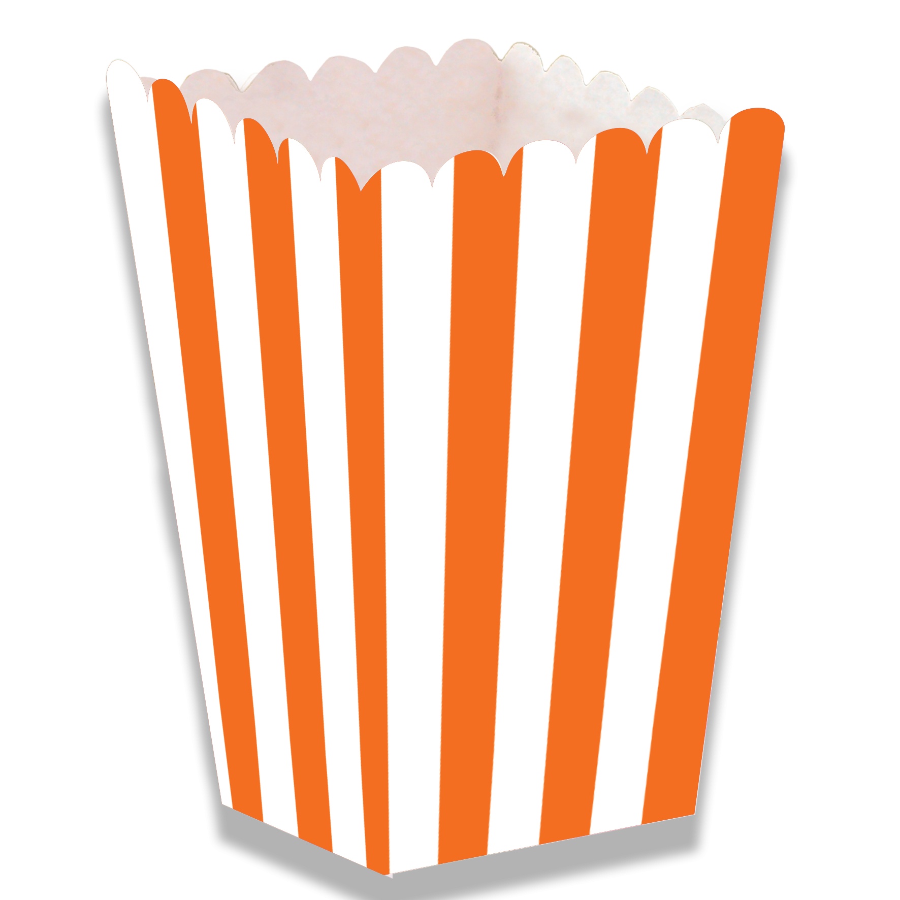 Boîte haute orange 5 x 5 x 12 cm