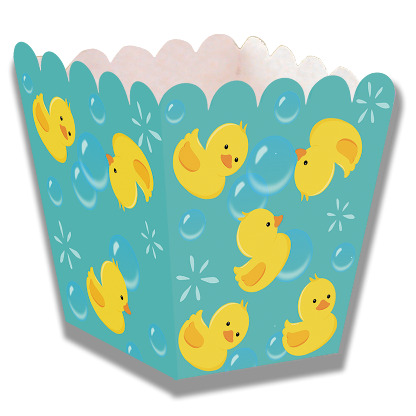 Boîte basse pour bain moussant 5 x 5 x 7 cm