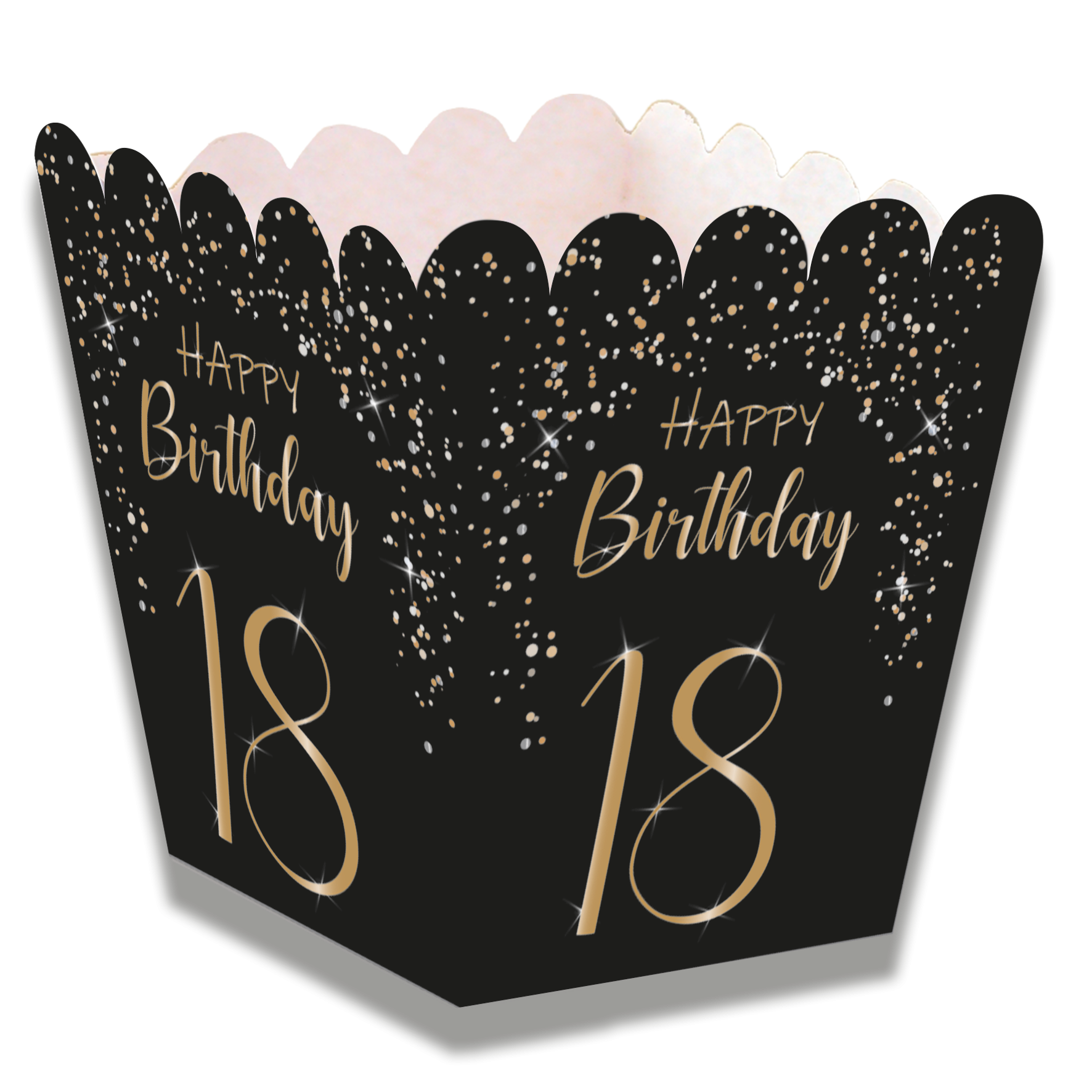 Boîte basse noire élégante 18 ans