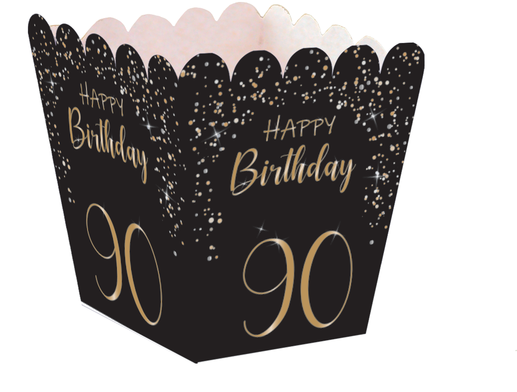 Boîte basse élégante noire 90 ans