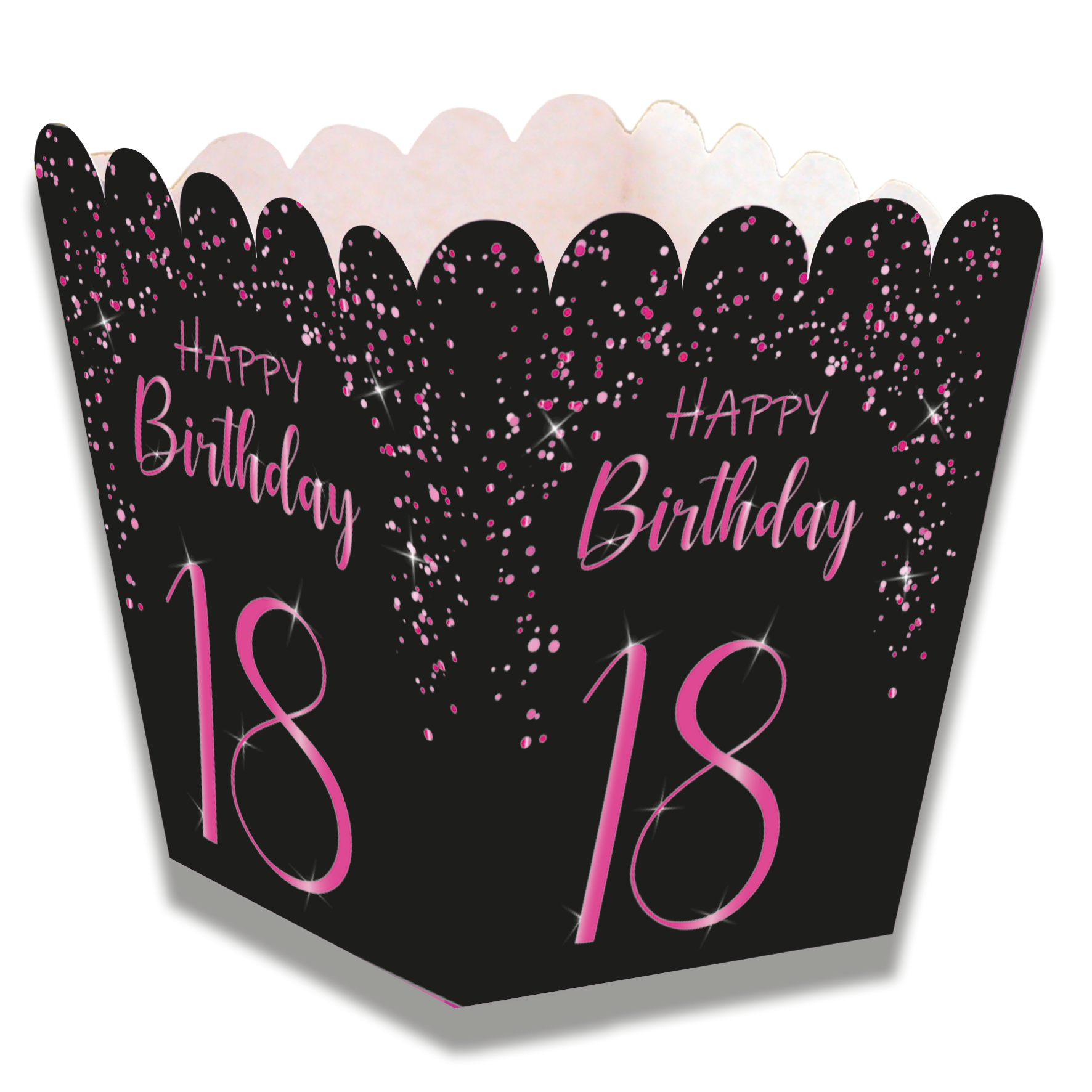 Boîte basse rose élégante 18 ans 7 x 5 x 5 cm