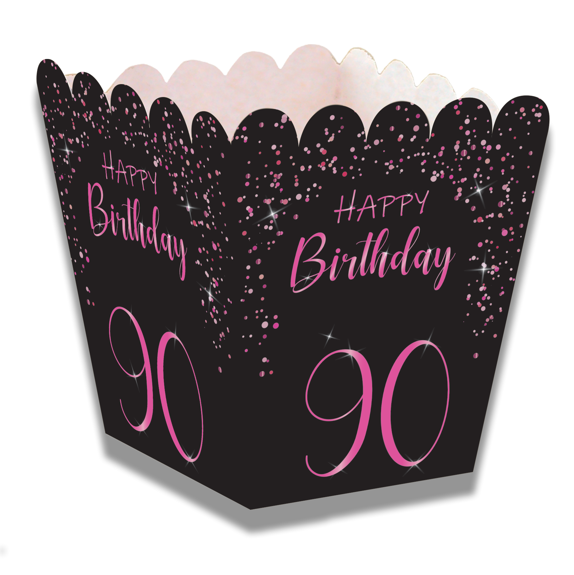 Boîte basse rose élégante 90