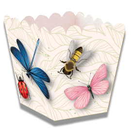 Fête des insectes en boîte basse