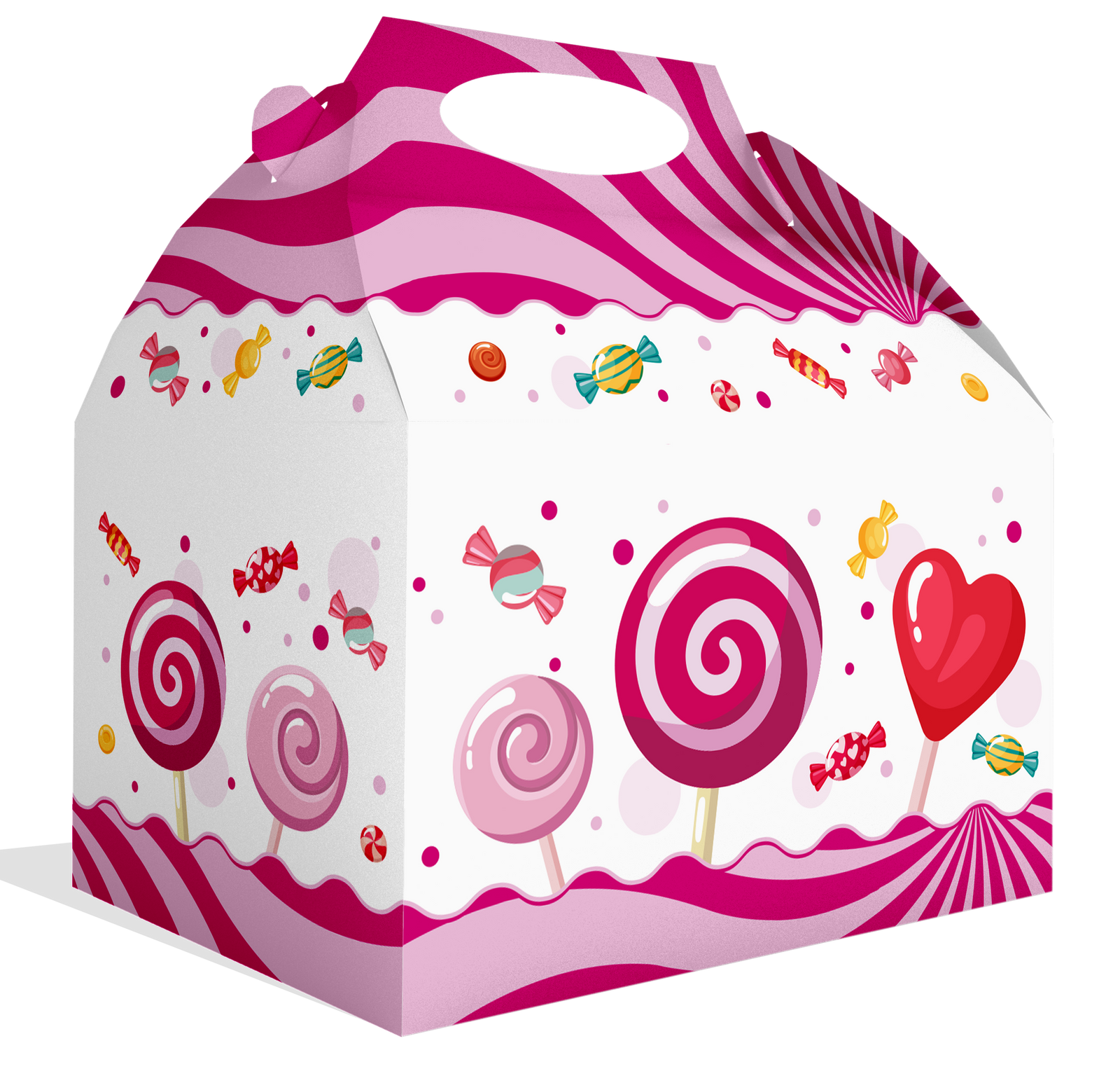 Boîte à bonbons pour fête 20 x 16 x 11 cm