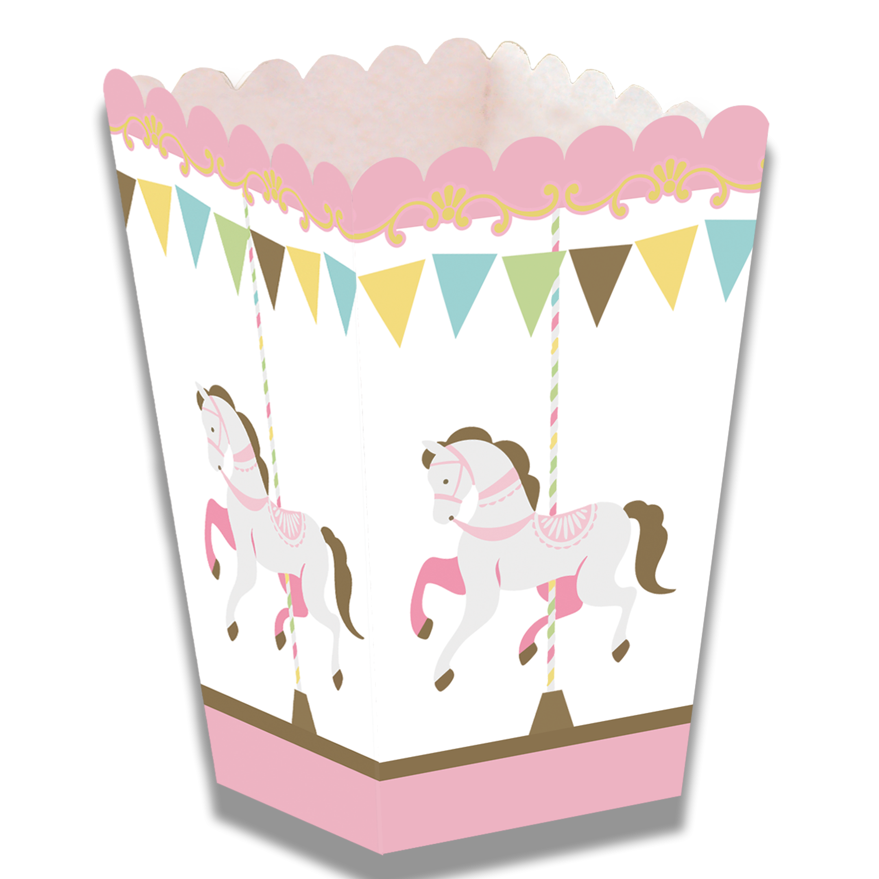 Boîte carrousel haute 5 x 5 x 12 cm