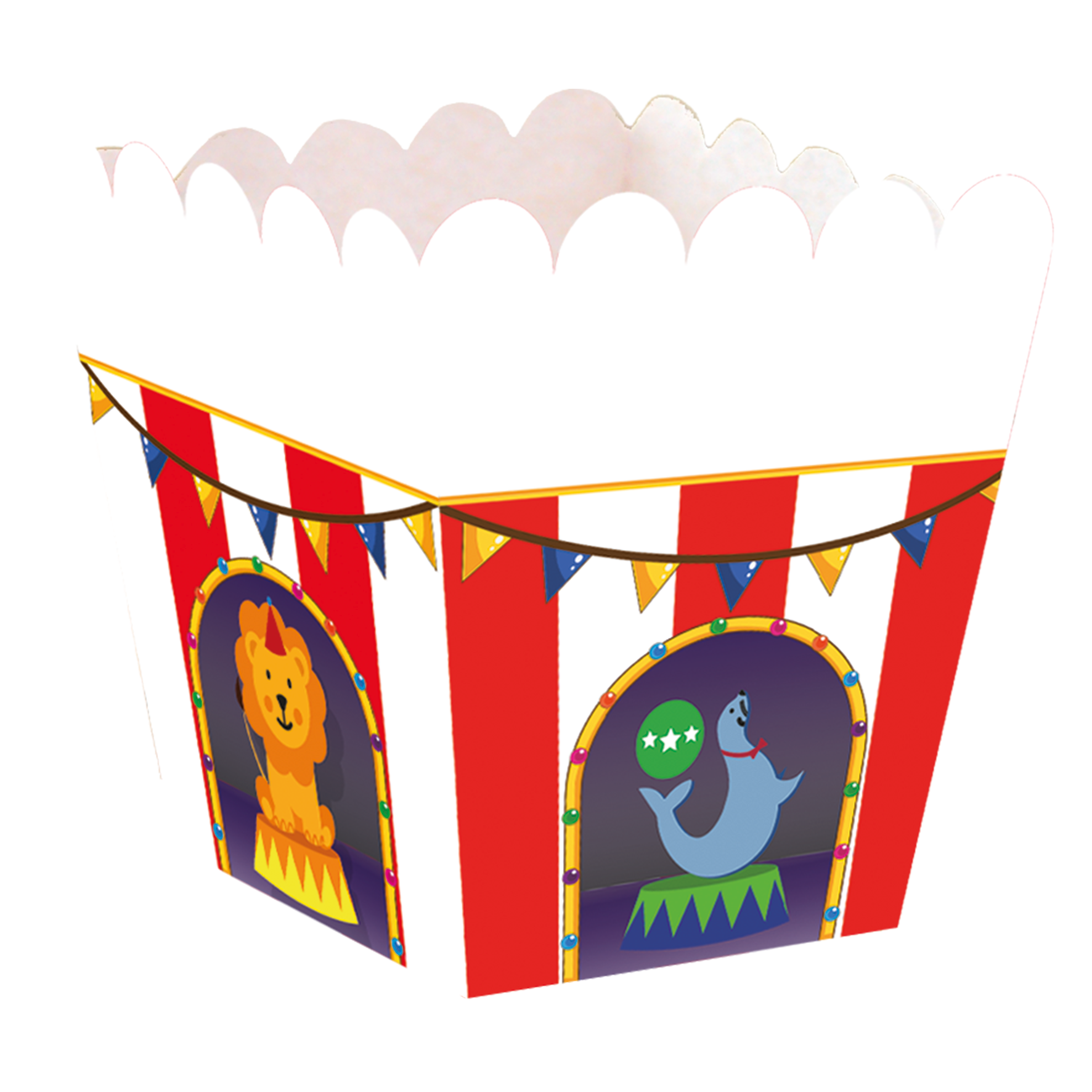 Petite boîte de cirque 5 x 5 x 7 cm