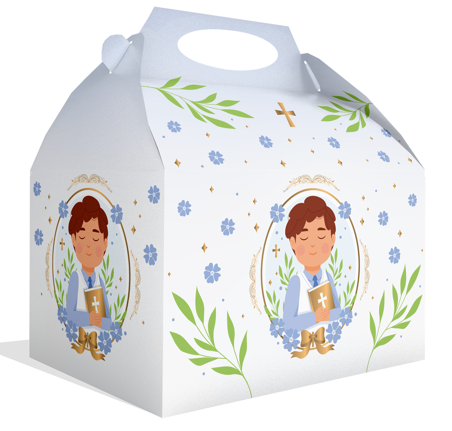 Boîte de communion pour garçon 20 x 16 x 11 cm