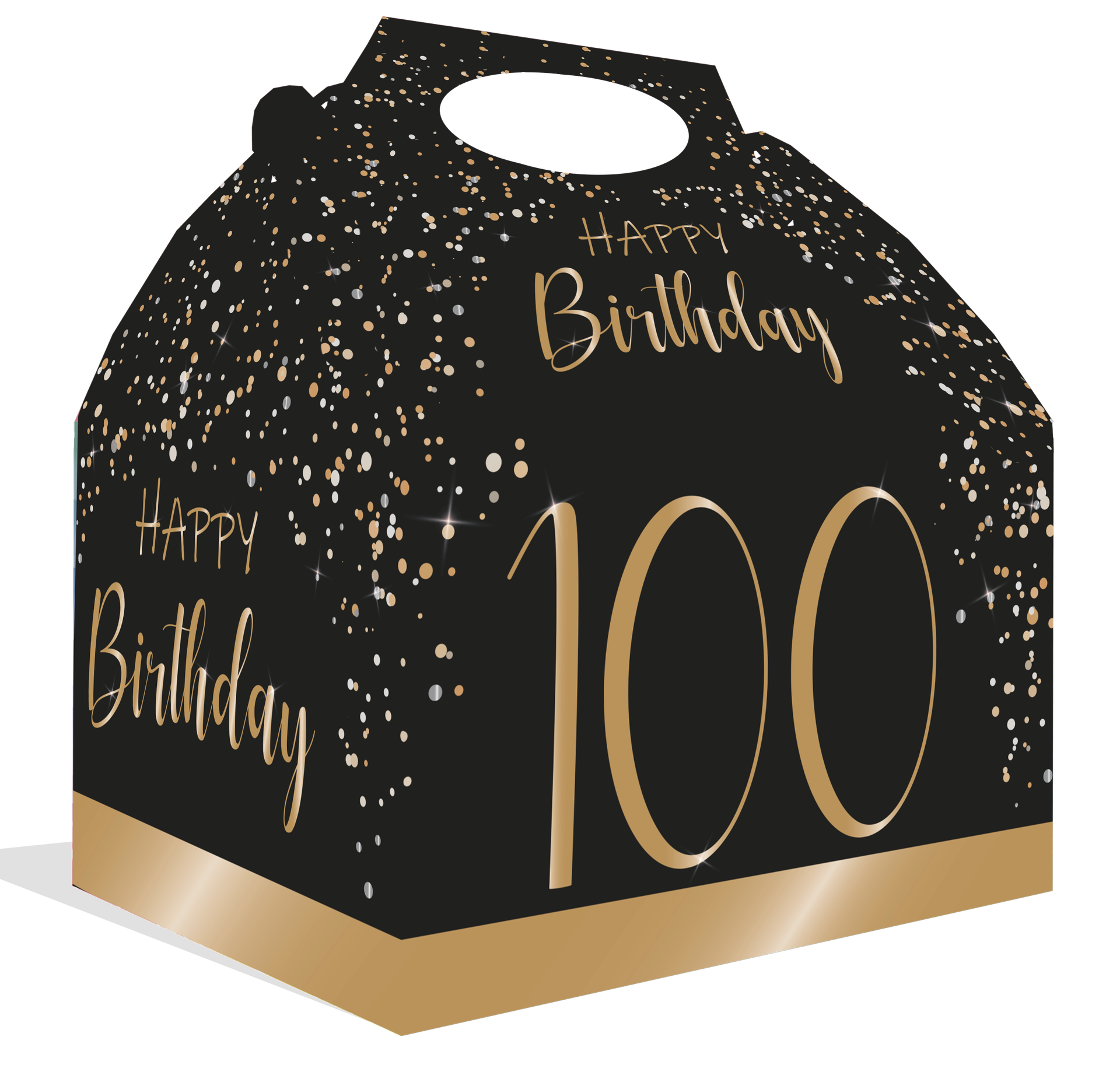Coffret noir élégant 100 ans