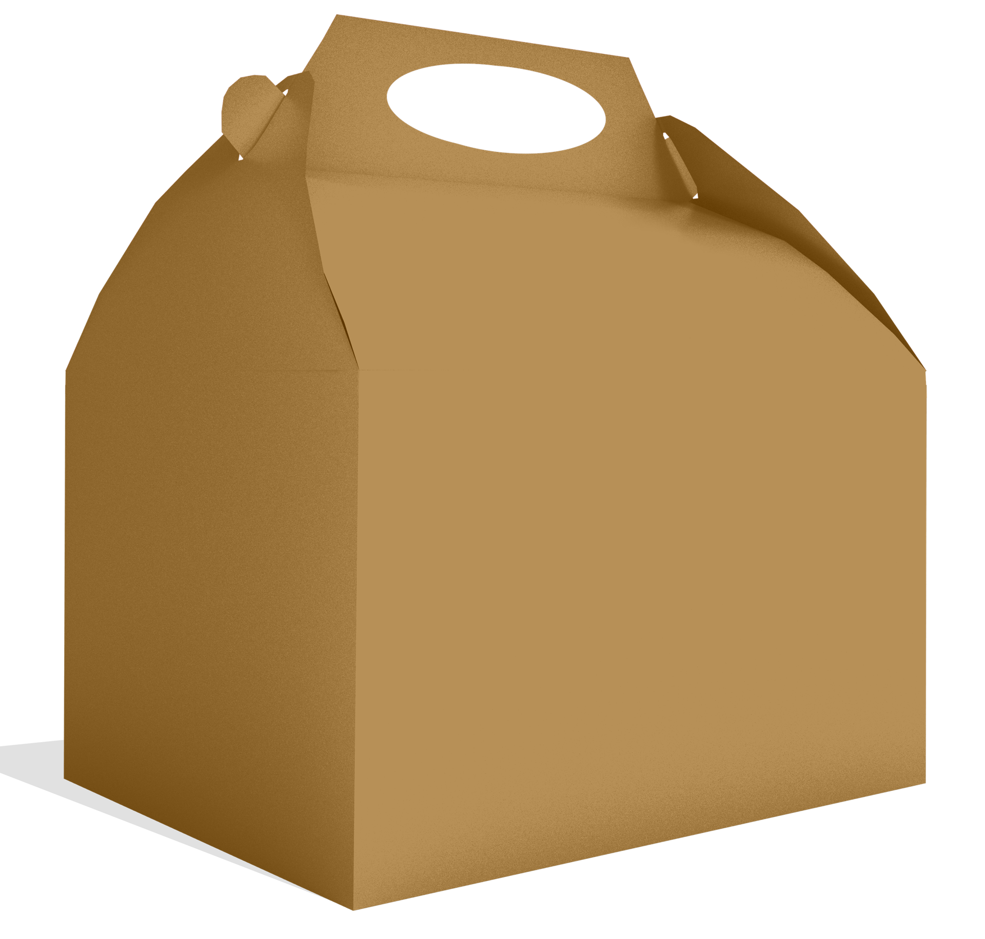 Boîte dorée 20 x 16 x 11 cm