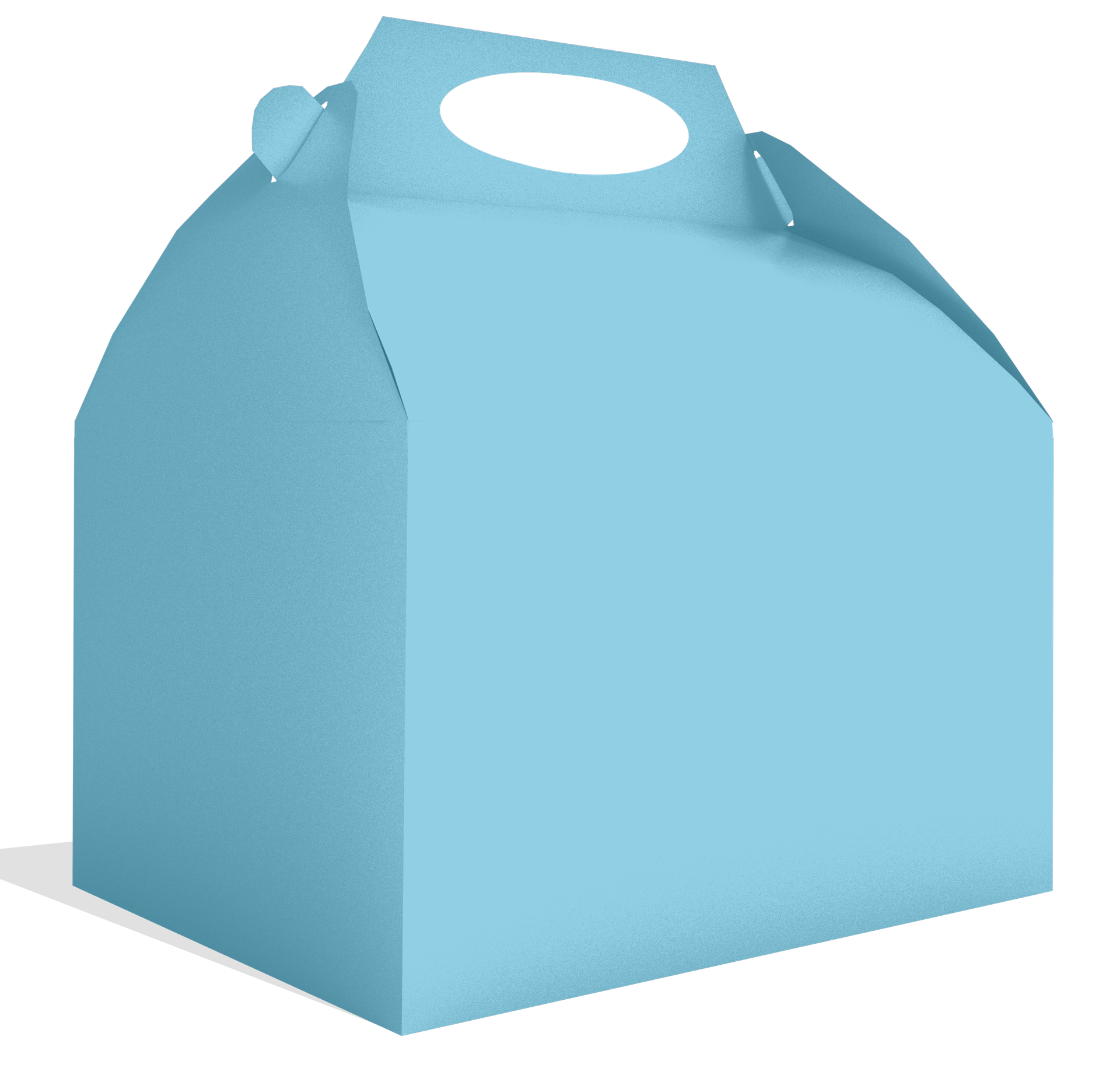 Boîte bleu pastel 20 x 16 x 11 cm