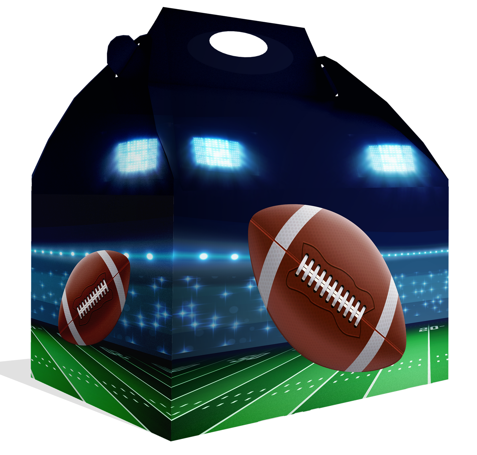Cajita Rugby 20 x 16 x 11 cm