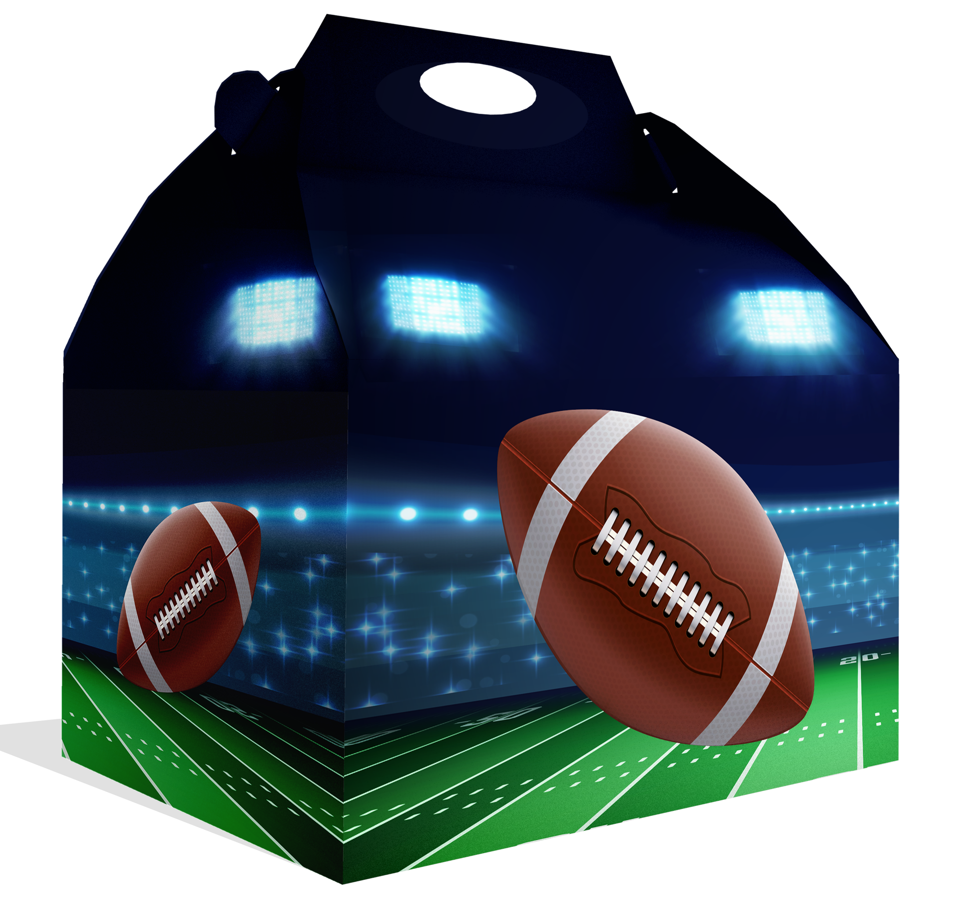 Boîte de rugby 20 x 16 x 11 cm