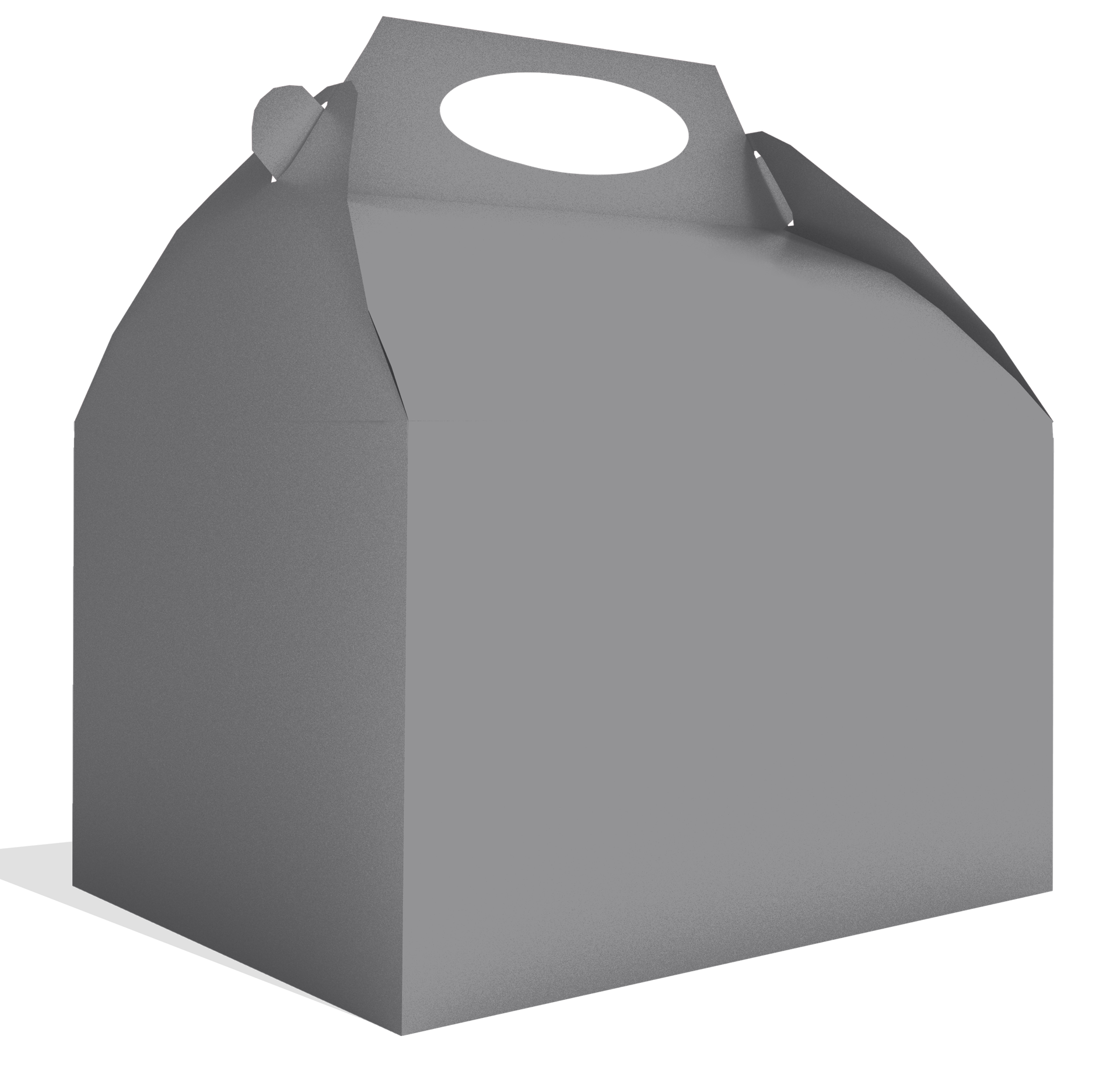 Boîte argentée 20 x 16 x 11 cm