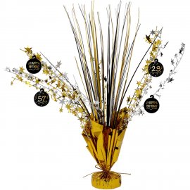 Centre de table d'anniversaire personnalisé