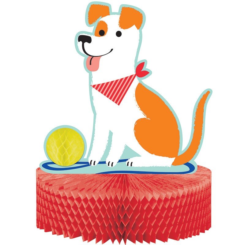 Centre de table pour fête de chiens