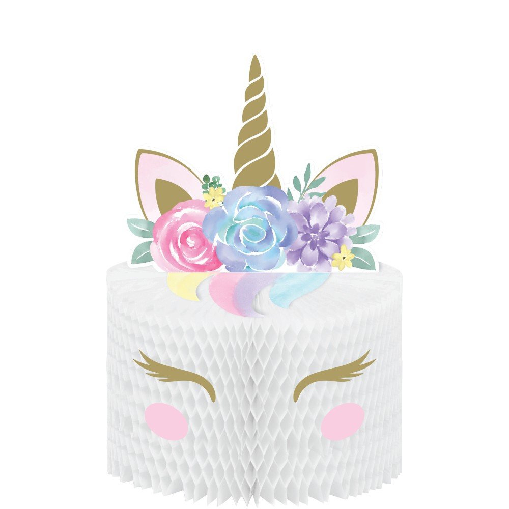 Centrotavola con piccolo unicorno