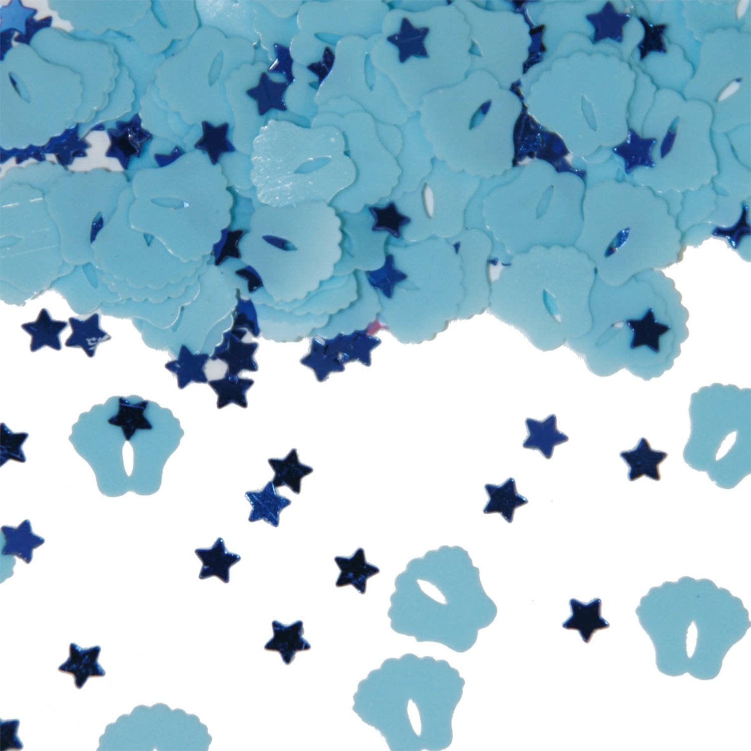 Naissance aux confettis bleus