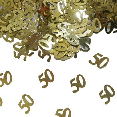 Confettis numéro 50 Or