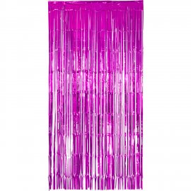 Rideau de fête rose 2 x 1 m
