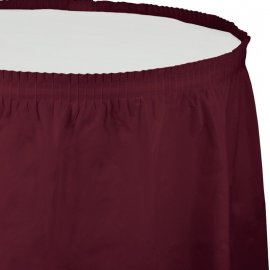 Nappe de table 426 x 74 cm bordeaux