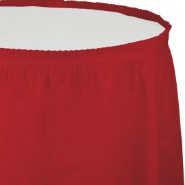 Nappe 426 x 74 cm rouge classique