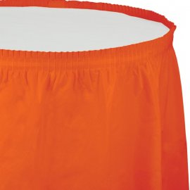 Nappe 426 x 74 cm, couleur orange ensoleillé
