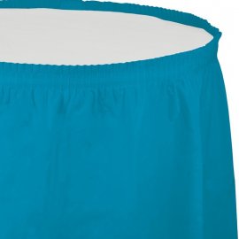 Nappe de table 426 x 74 cm turquoise