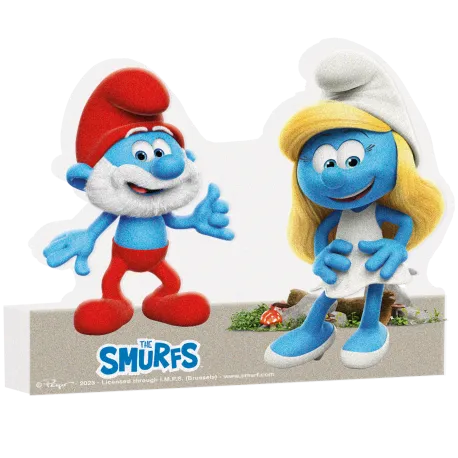 Figurine Porexpan Schtroumpfs 24 x 26,5 cm