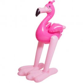 Flamant rose gonflable 1,20 m