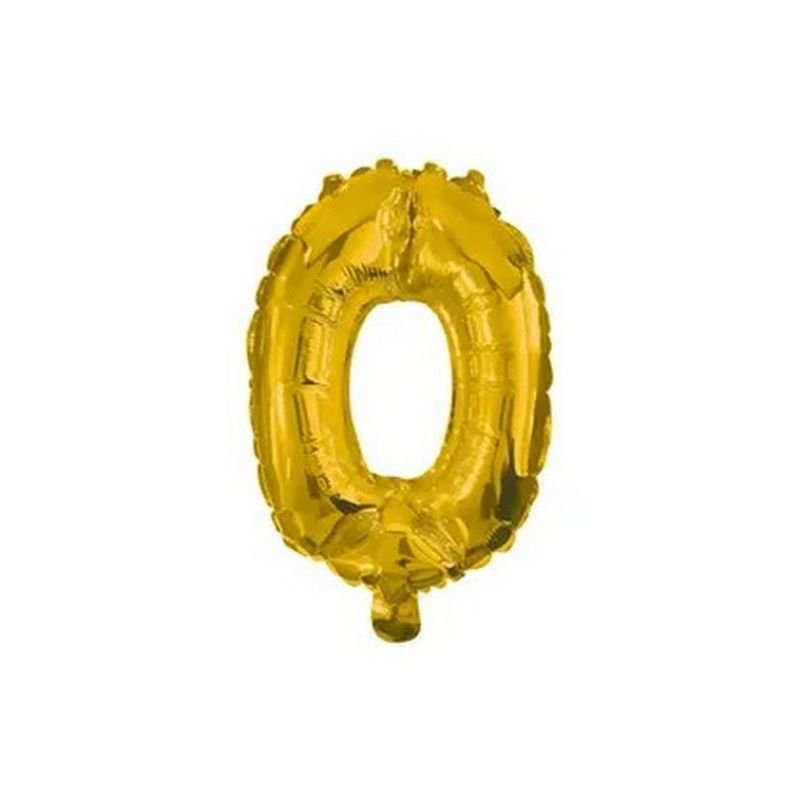Ballon doré de 32 cm numéro 0