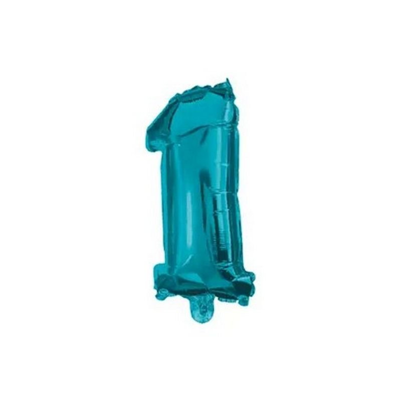 Ballon bleu de 32 cm numéro 1