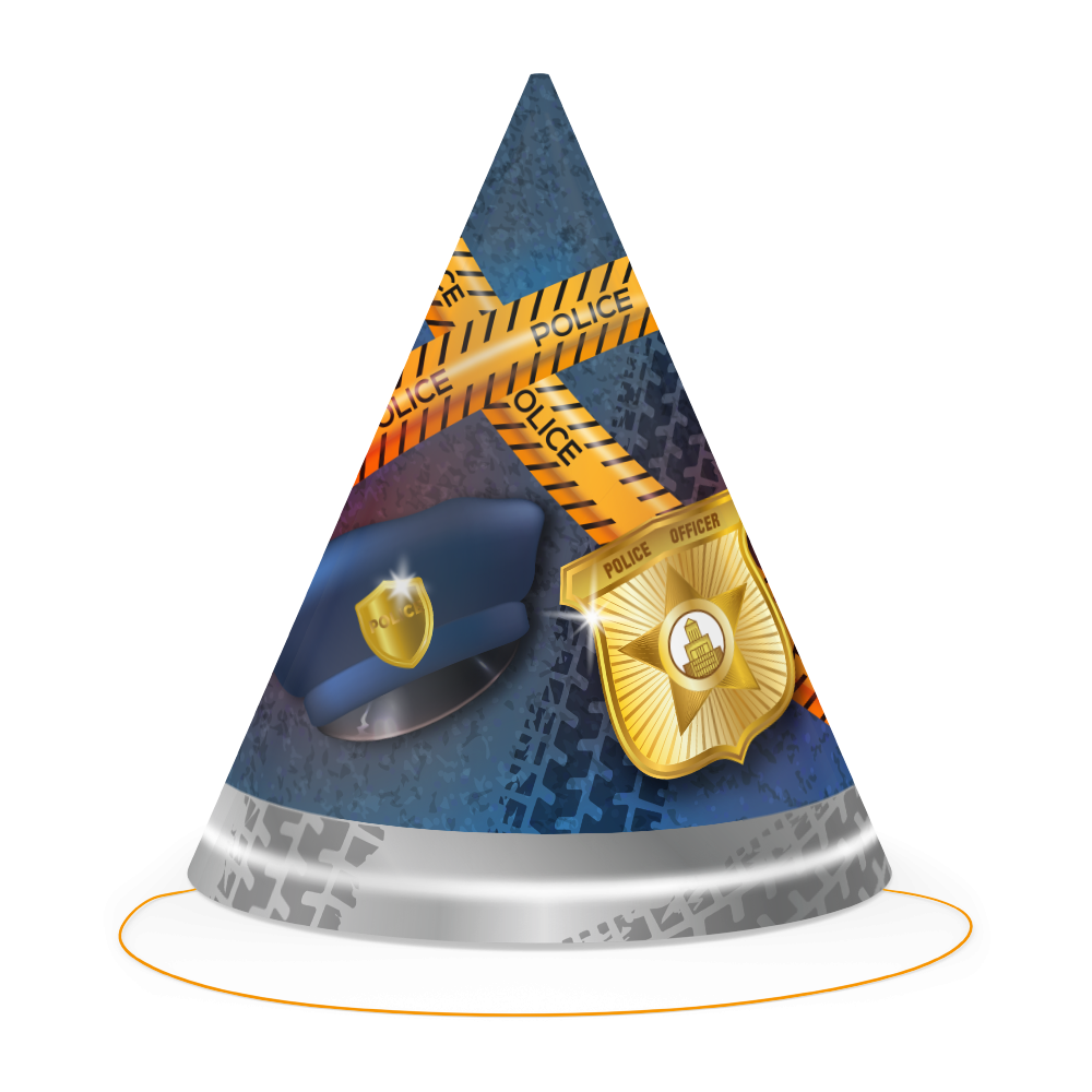 6 chapeaux de police