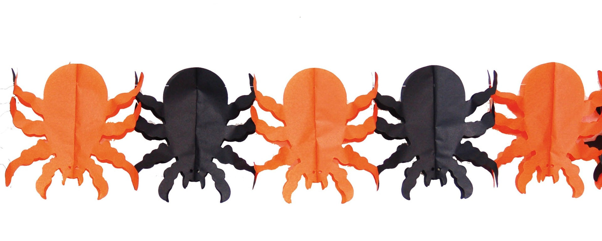 Guirlande d'araignées de 3 mètres