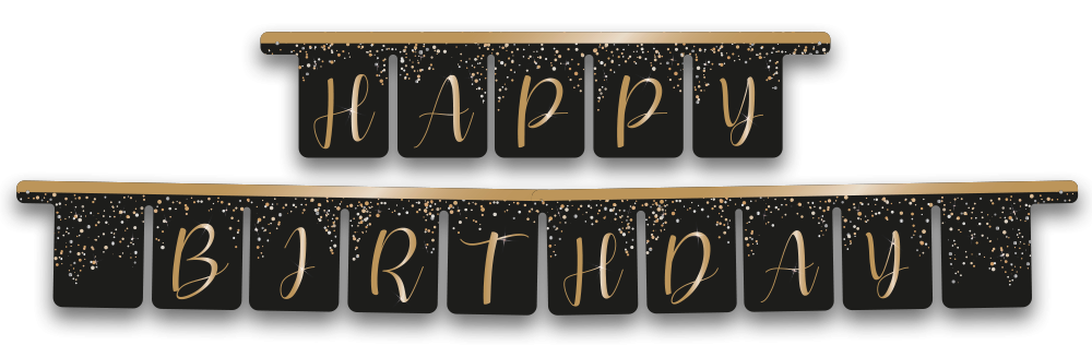 Guirlande dorée élégante 3 m